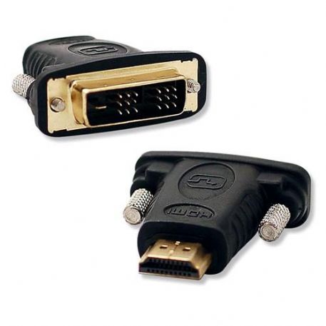Adattore da HDMI a DVI M/M con connettori gold-plated 